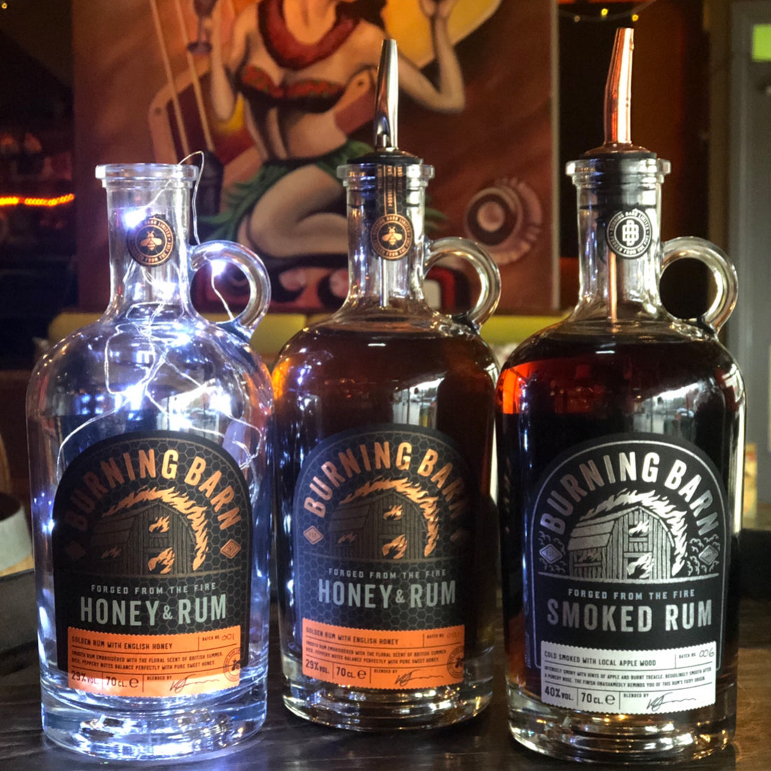 Ingenious Ways to reuse you Burning Barn Rum Bottle
